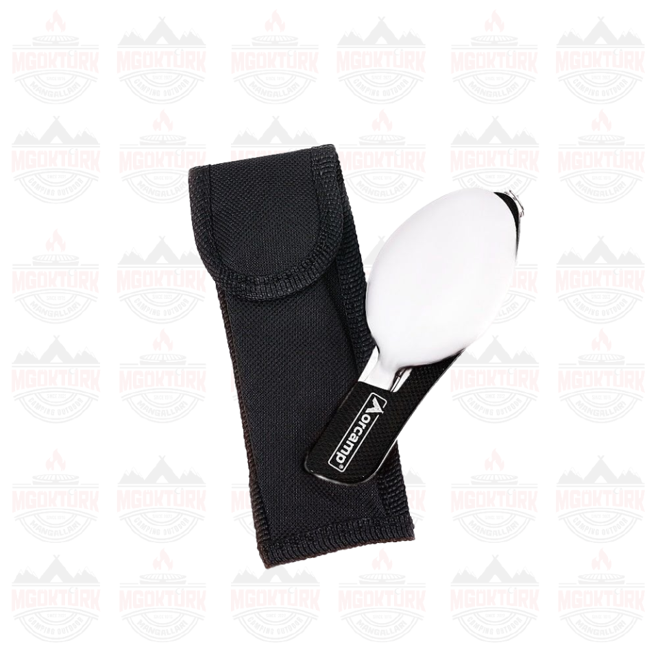 KAMP ÇATAL KAŞIK BIÇAK SETİ SİYAH