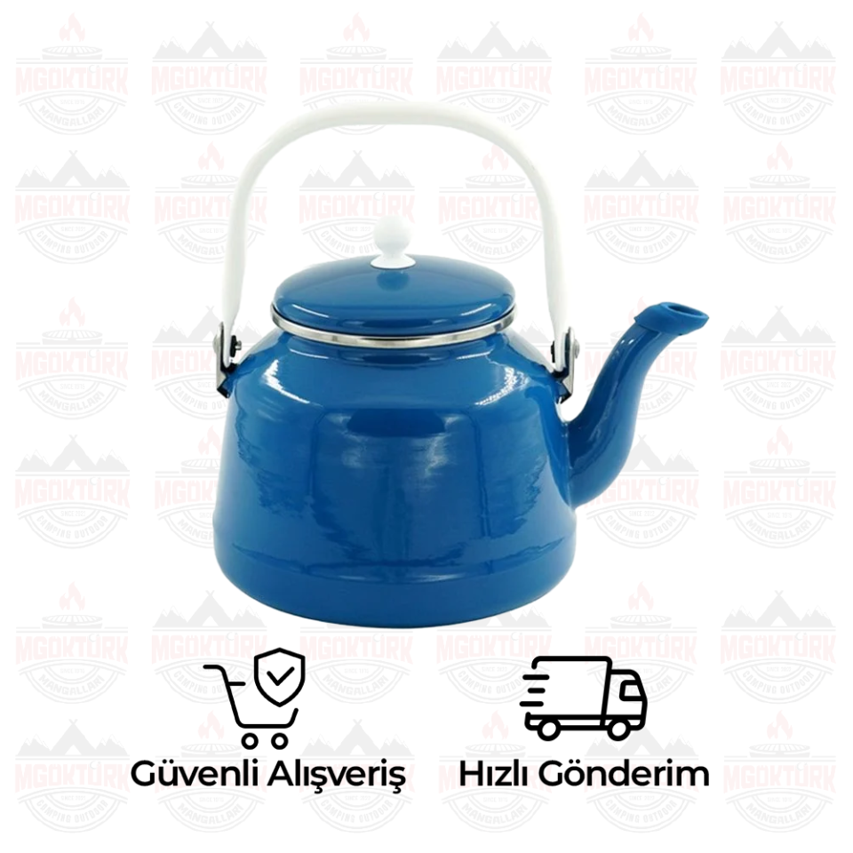 EMAYE ÇAYDANLIK MAVİ TEK ALT