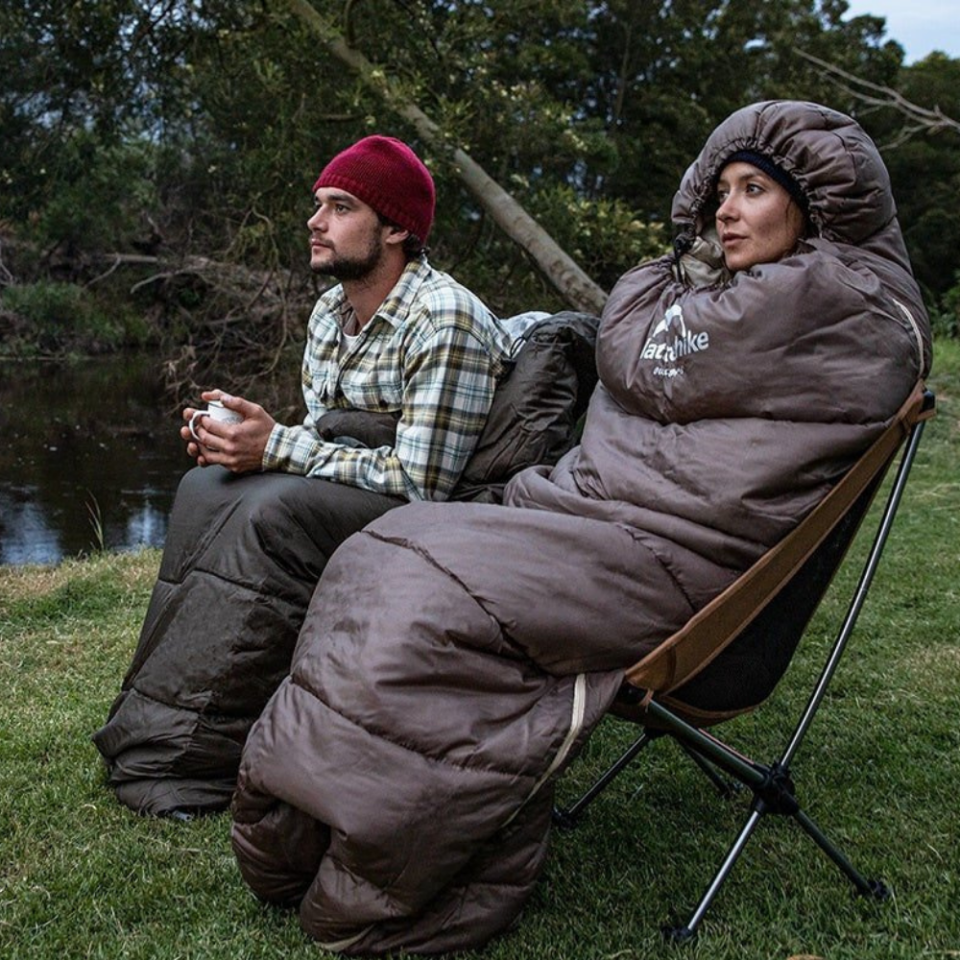 Naturehike U350S Zarf Tarzı Kapüşonlu Uyku Tulumu -13°C Haki