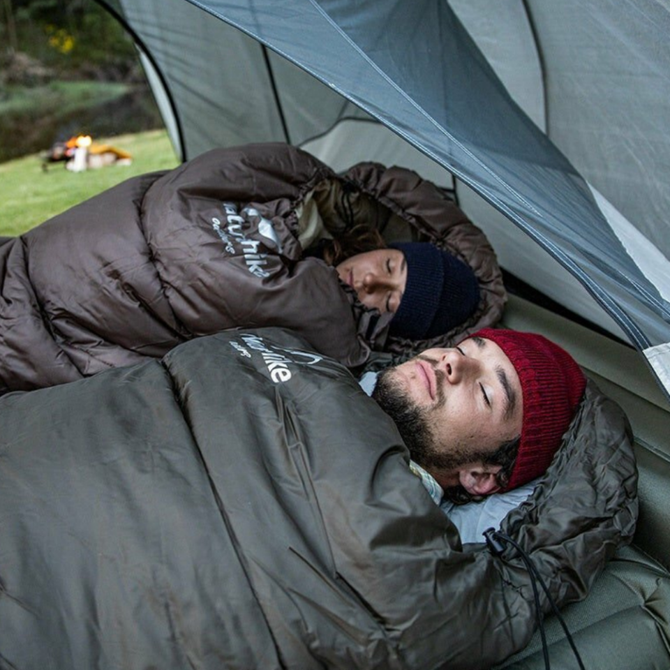 Naturehike U250 Zarf Tarzı Kapüşonlu Uyku Tulumu -10°C Mavi