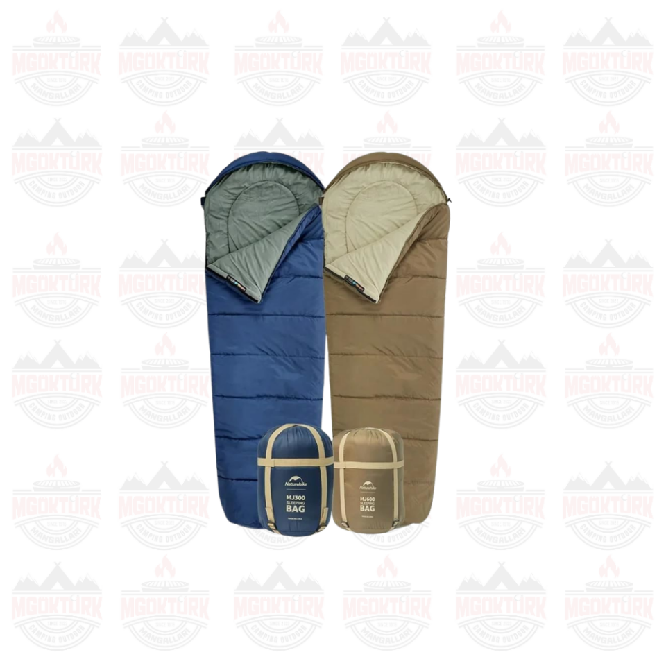Naturehike MJ600 Mumya Tipi Pamuklu Uyku Tulumu Kahverengi