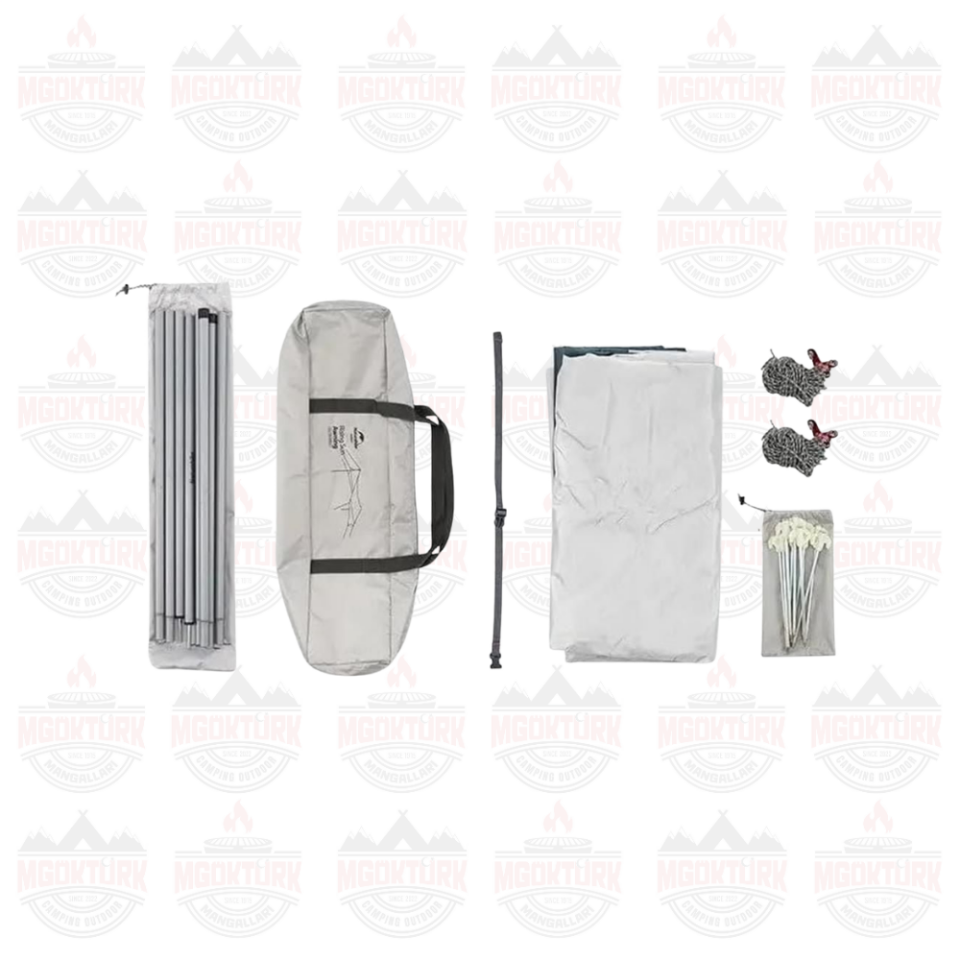 Naturehike Hexagon Sunrise Canopy 5.2x4.6 mt Tarp [Güneş ve Rüzgar Koruma Tentesi]