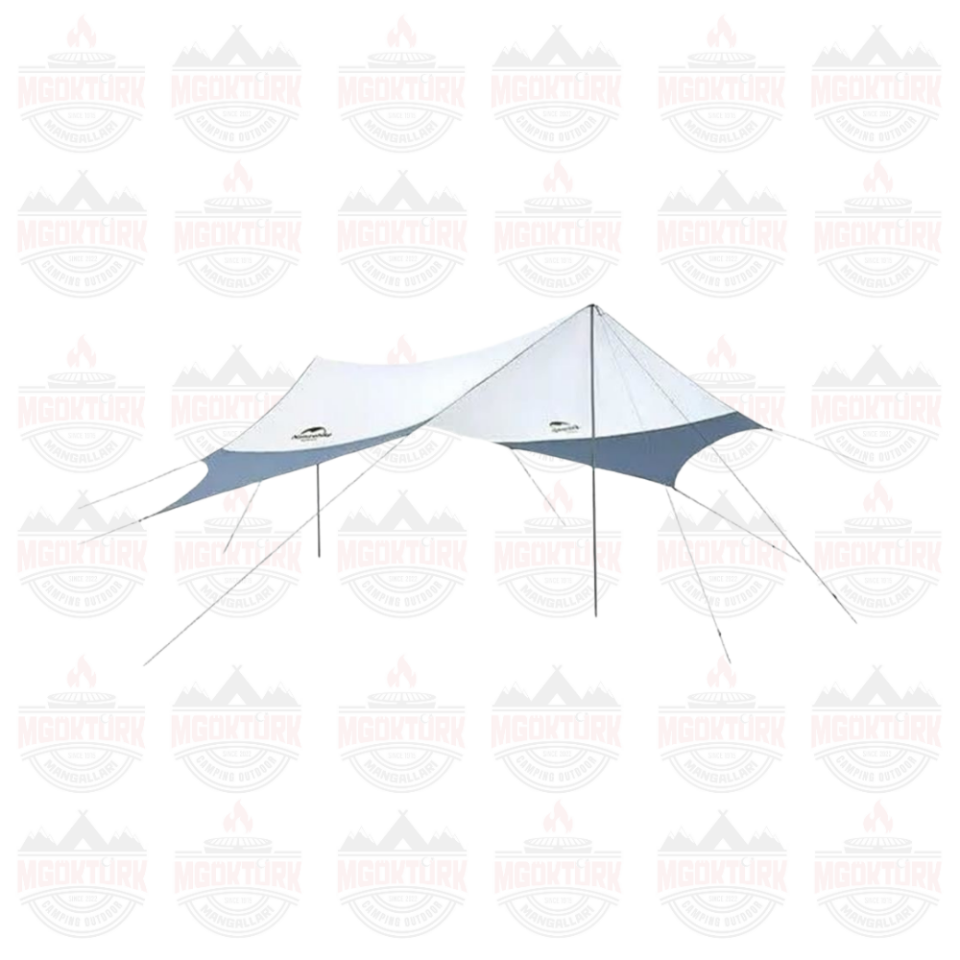 Naturehike Hexagon Sunrise Canopy 3.5x4 mt Tarp [Güneş ve Rüzgar Koruma Tentesi]