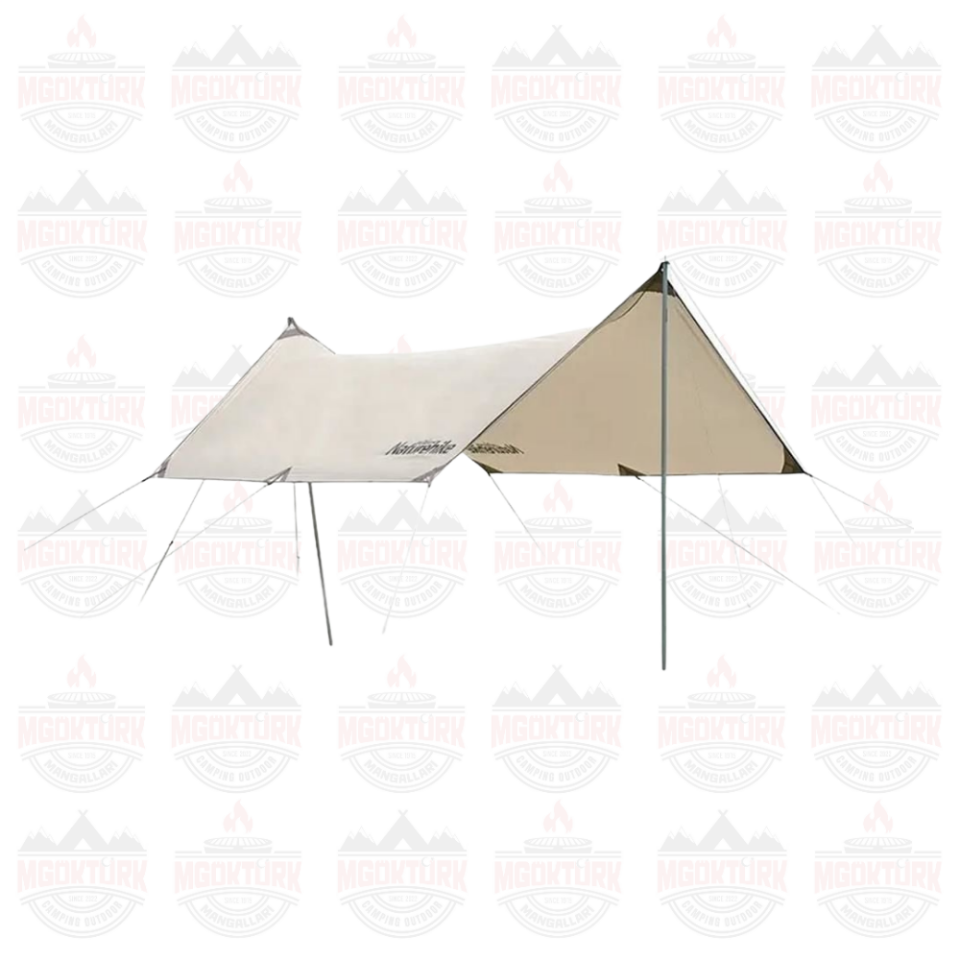 Naturehike Hexagon Glamping 3x4.8 mt Tarp [Güneş ve Rüzgar Koruma Tentesi]