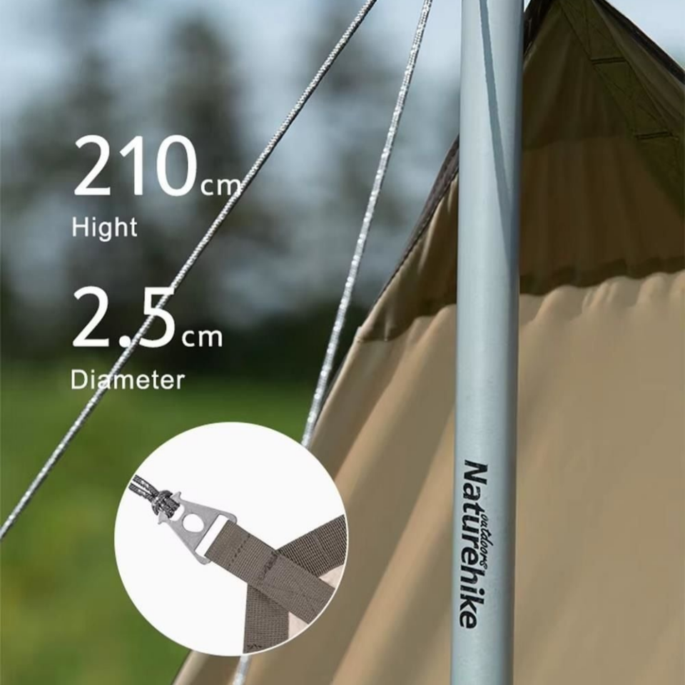 Naturehike Hexagon Glamping 3x4.8 mt Tarp [Güneş ve Rüzgar Koruma Tentesi]