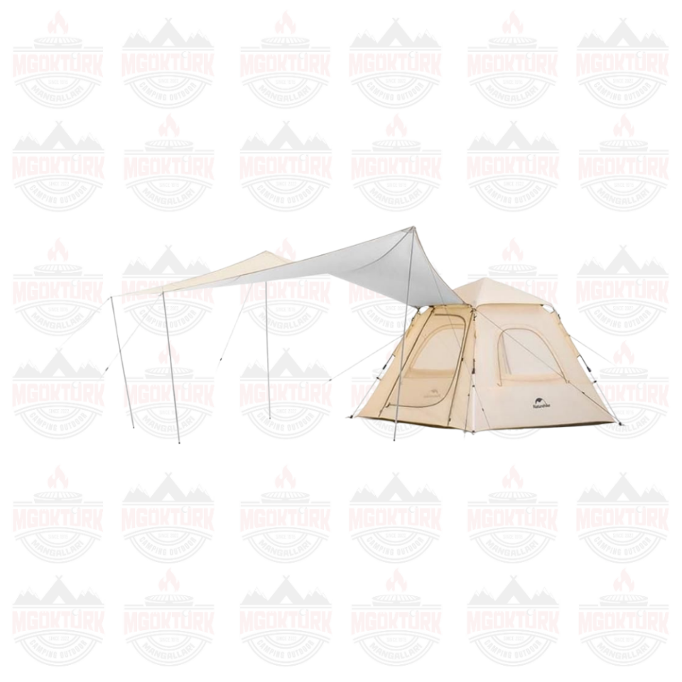 Naturehike Ango UPF 50+ Gölgelikli Otomatik Kurulum Kamp Çadırı İki Kişilik