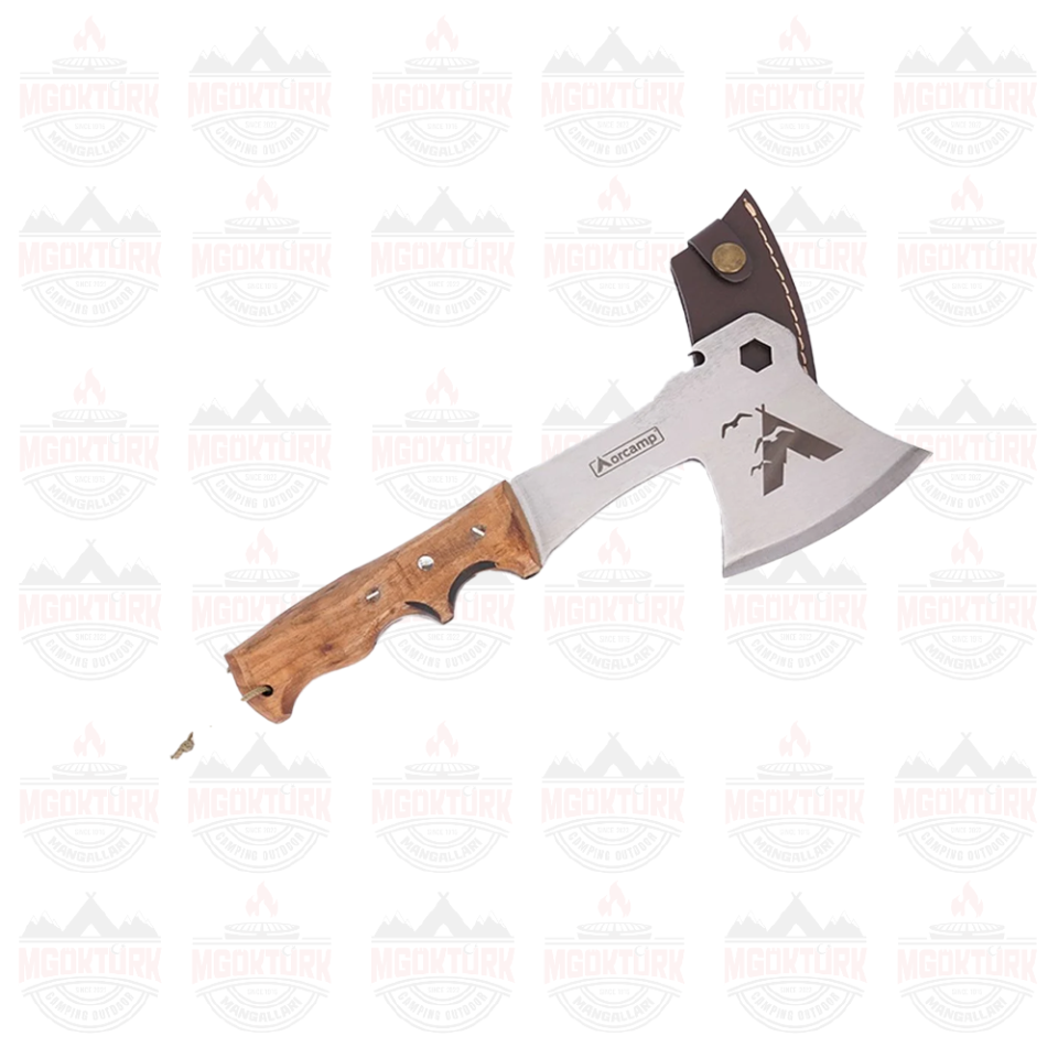 EL YAPIMI KAMP BALTA DERİ KILIF