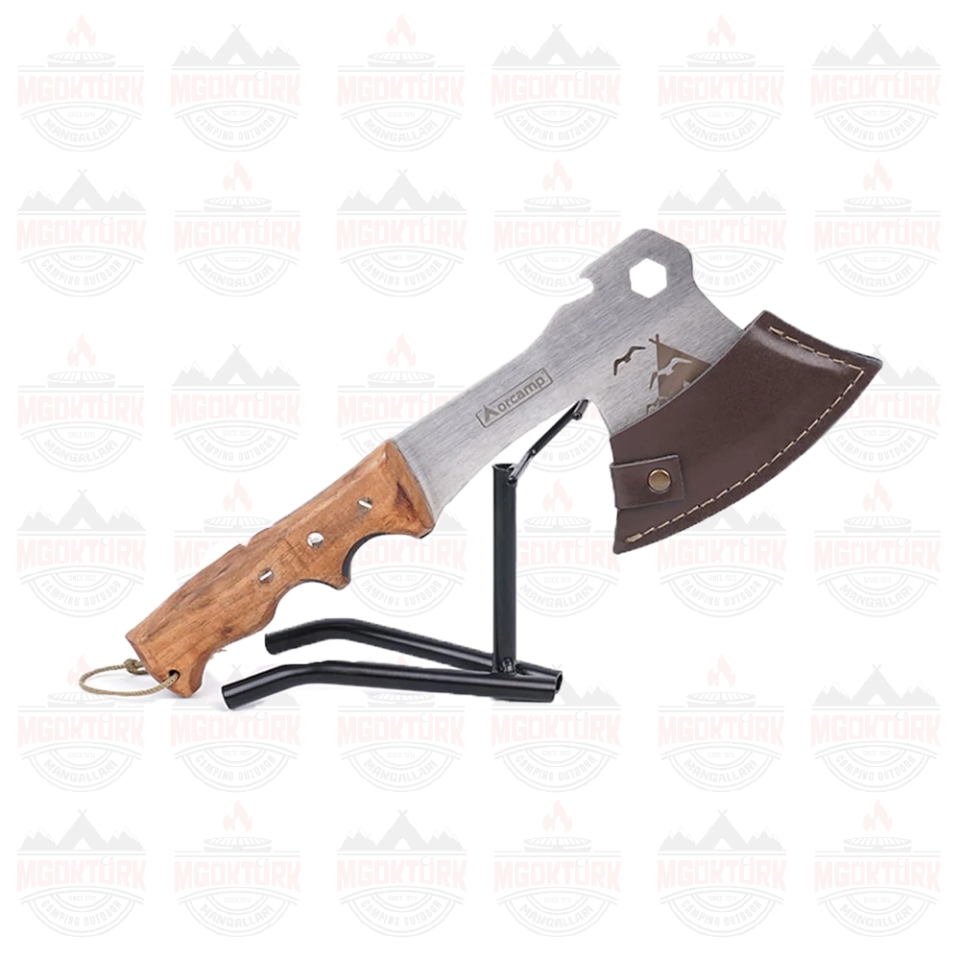 EL YAPIMI KAMP BALTA DERİ KILIF