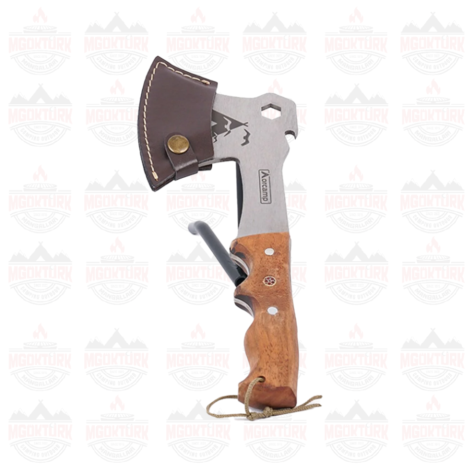 EL YAPIMI KAMP BALTA DERİ KILIF