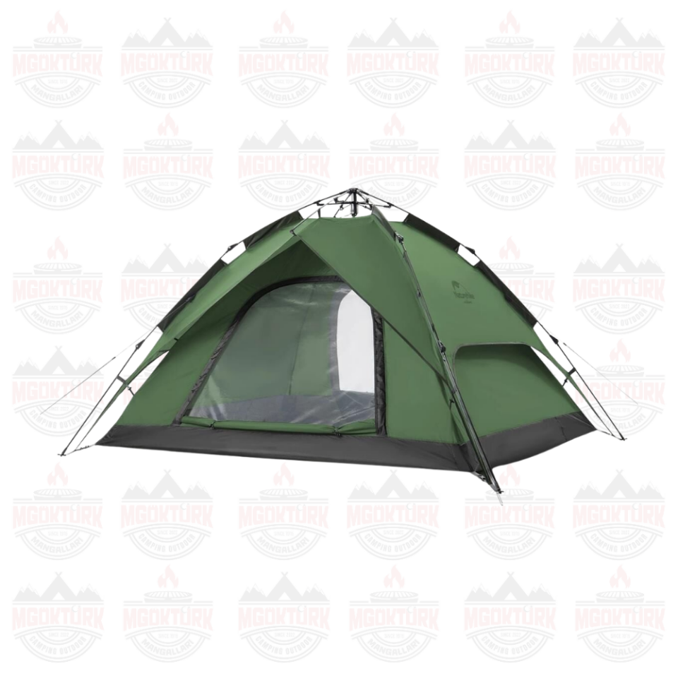 Naturehike 3 Kişilik Otomatik Kamp Çadırı Gri/Yeşil
