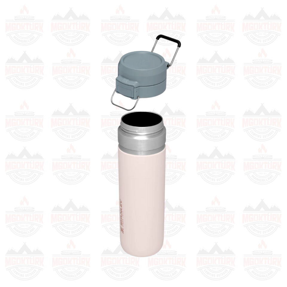 The Quick-Flip Water Bottle 0.7 / 24oz Rose Quartz