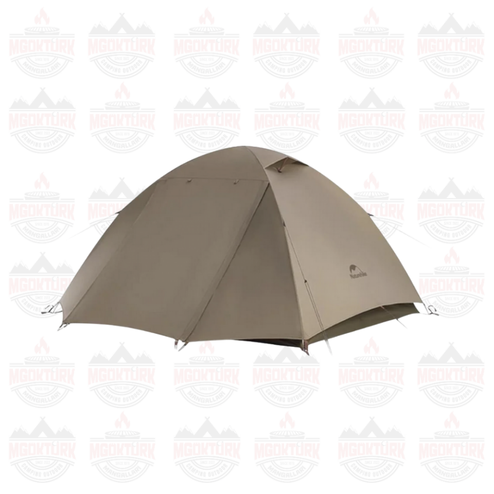 Naturehike Cloud-Creek UPF50+ Kamp Çadırı Üç Kişilik Kahverengi