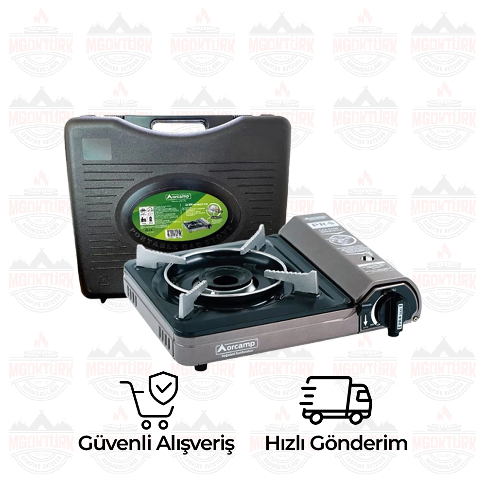 TEKLİ PORTATİF OCAK GRİ