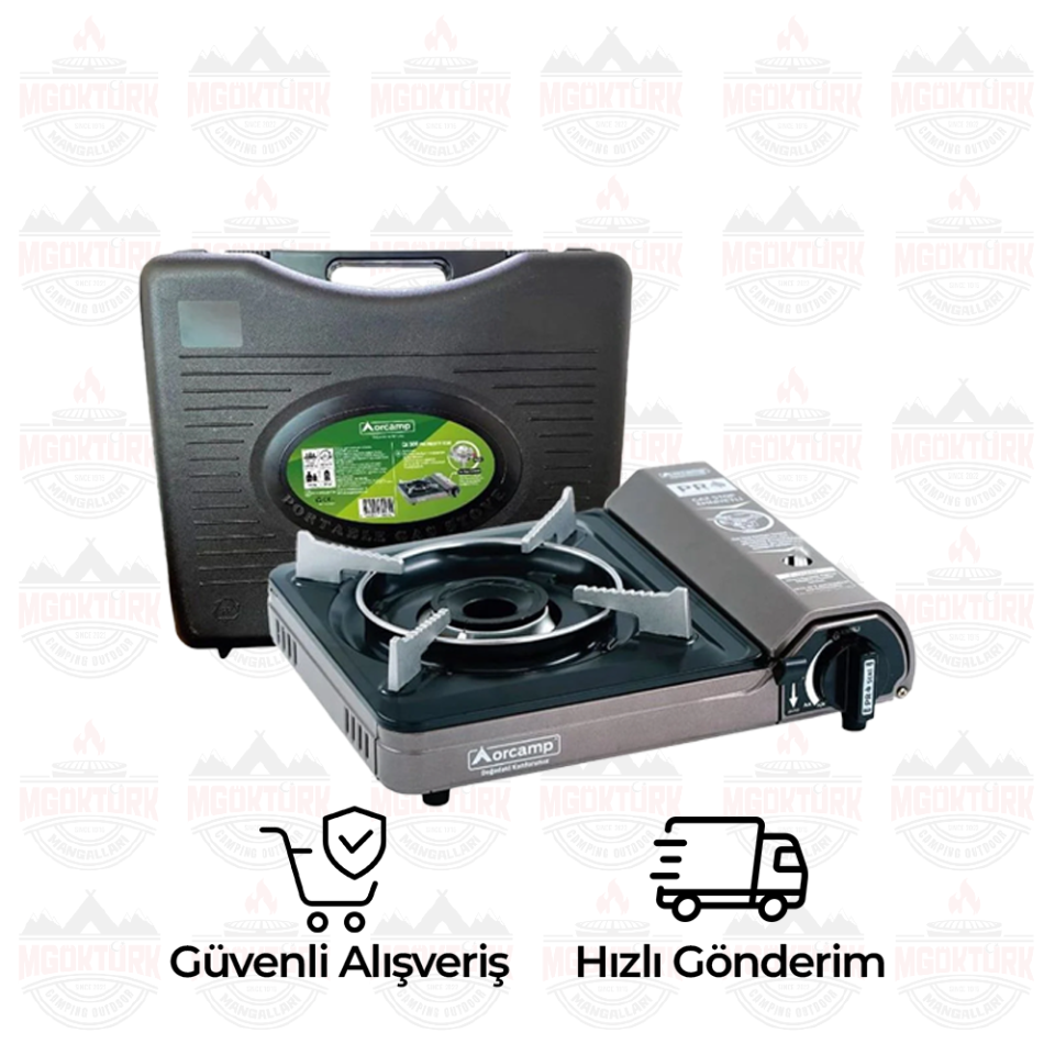 TEKLİ PORTATİF OCAK GRİ