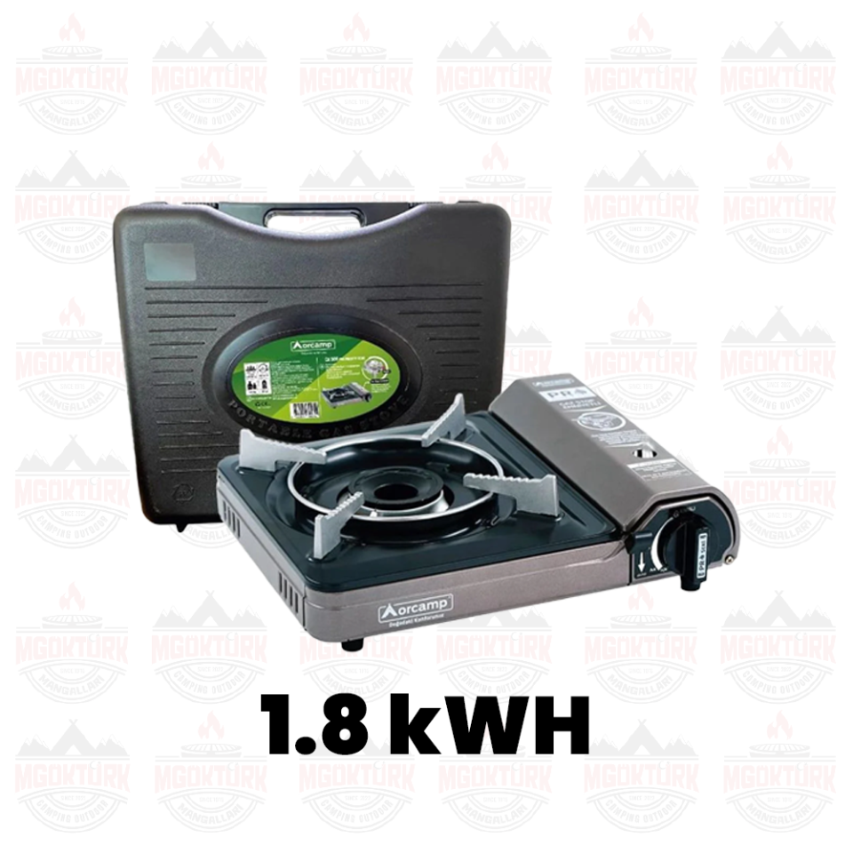 TEKLİ PORTATİF OCAK GRİ