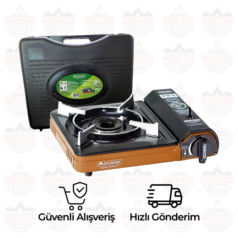 TEKLİ PORTATİF OCAK TURUNCU