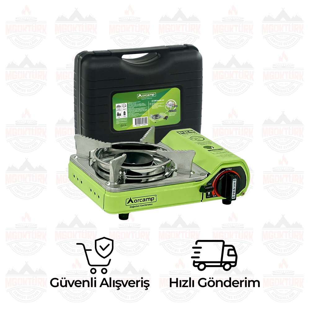 TEKLİ MİNİ PORTATİF OCAK YEŞİL