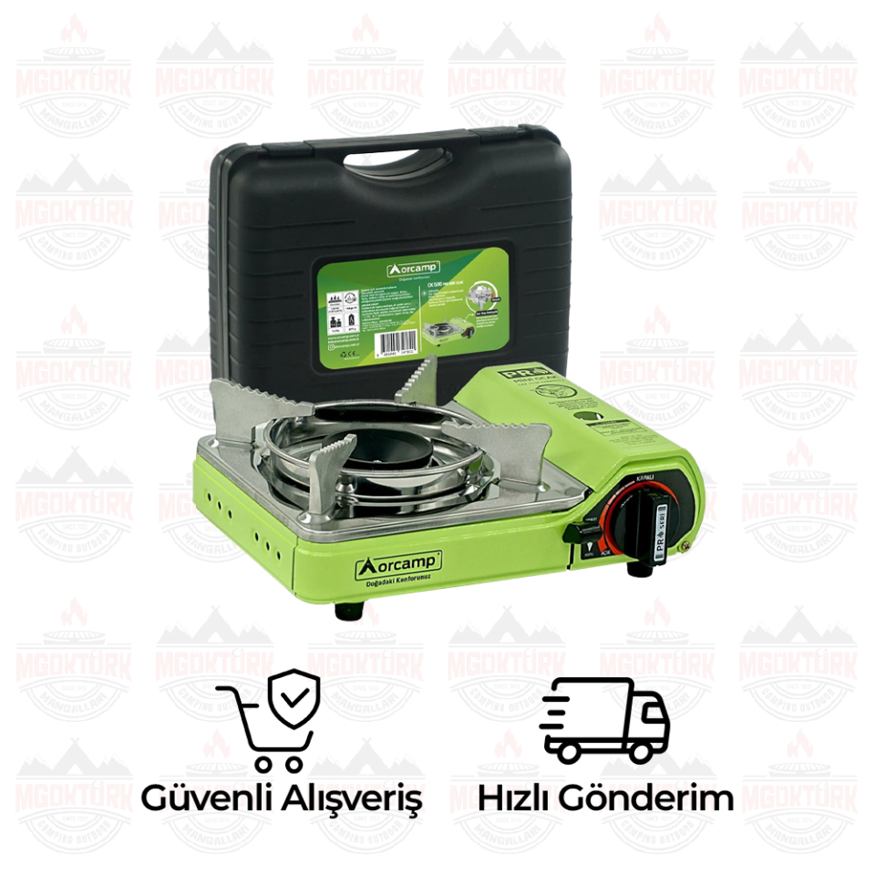 TEKLİ MİNİ PORTATİF OCAK YEŞİL