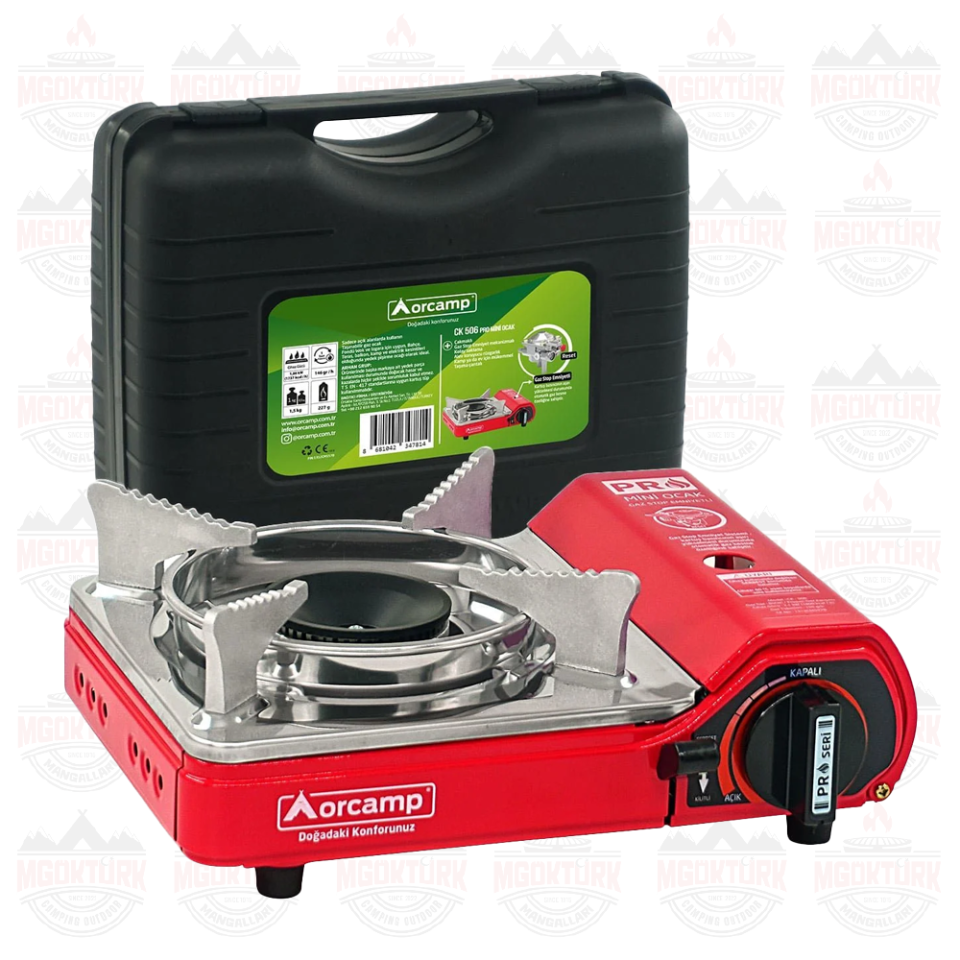 TEKLİ MİNİ PORTATİF OCAK KIRMIZI