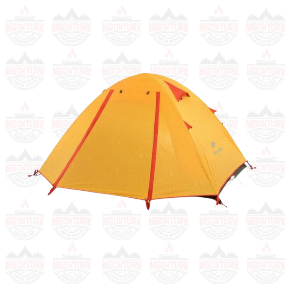 Naturehike P-Serisi 3 Kişilik Kamp Çadırı Turuncu