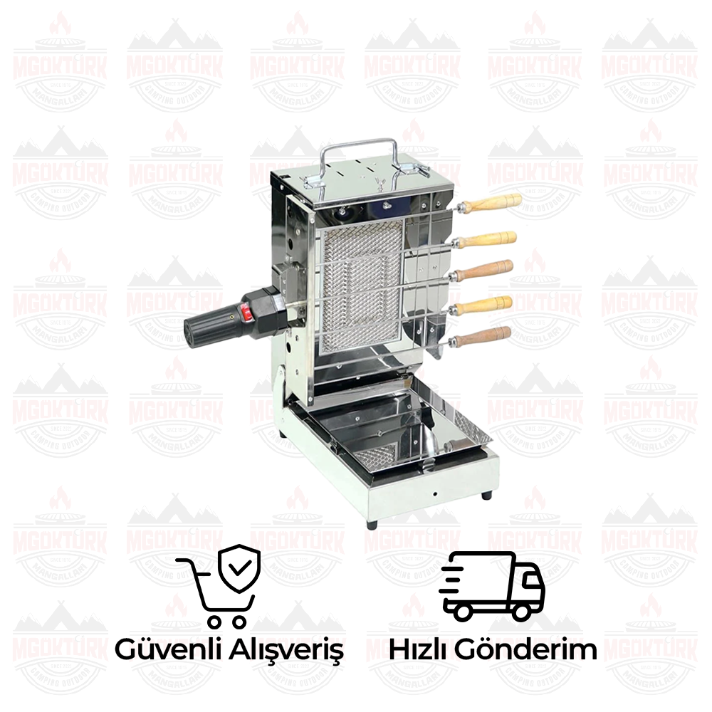 MİNİ DÖNER VE ŞİŞ OCAĞI MİL MOTORLU