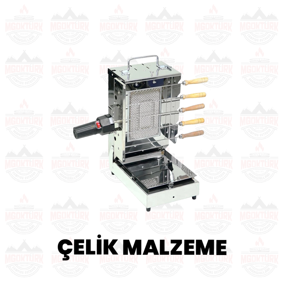 MİNİ DÖNER VE ŞİŞ OCAĞI MİL MOTORLU