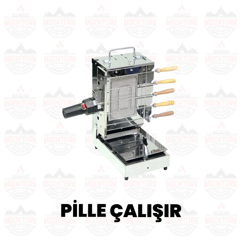 MİNİ DÖNER VE ŞİŞ OCAĞI MİL MOTORLU