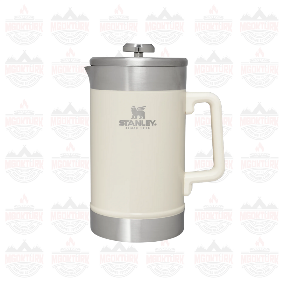 The Stay-Hot French Press 1.4L / 48oz Cream Gloss