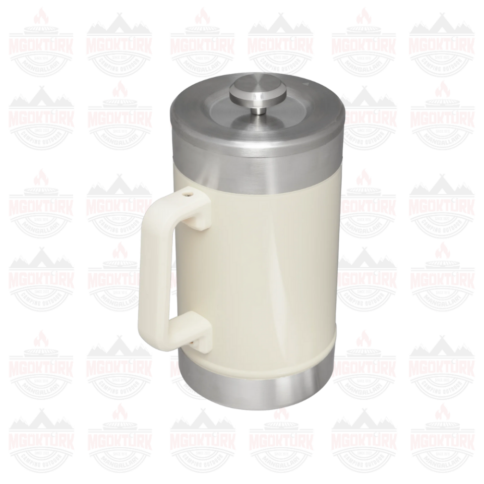 The Stay-Hot French Press 1.4L / 48oz Cream Gloss