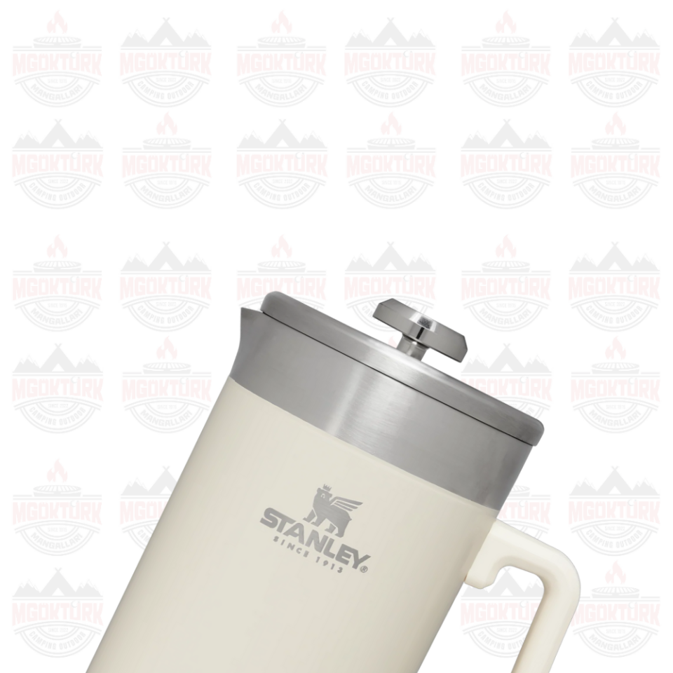 The Stay-Hot French Press 1.4L / 48oz Cream Gloss