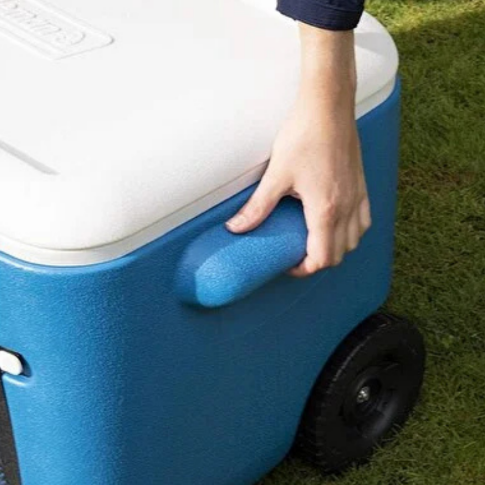 Coleman Poly-Lite Wheeled Mesh 50 QT Tekerlekli Soğutucu Buzluk 47.3 Lt