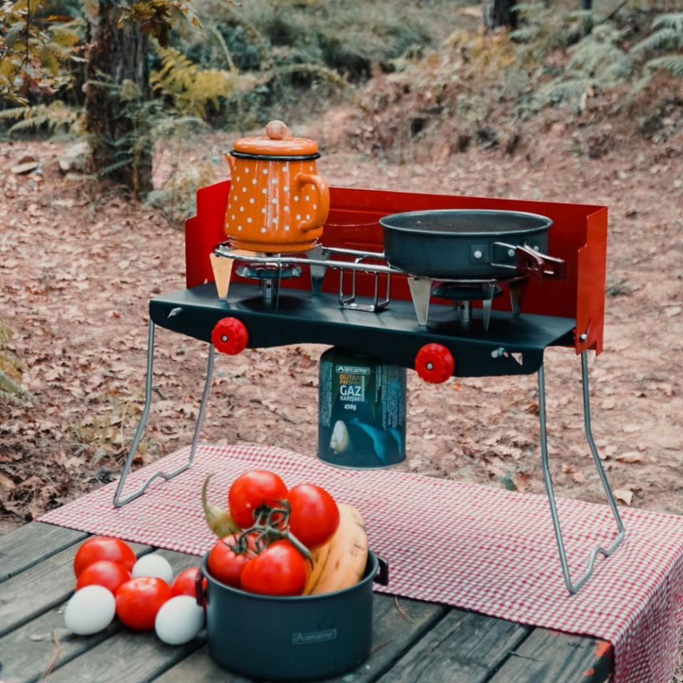 KATLANABİLİR İKİLİ KAMP OCAK