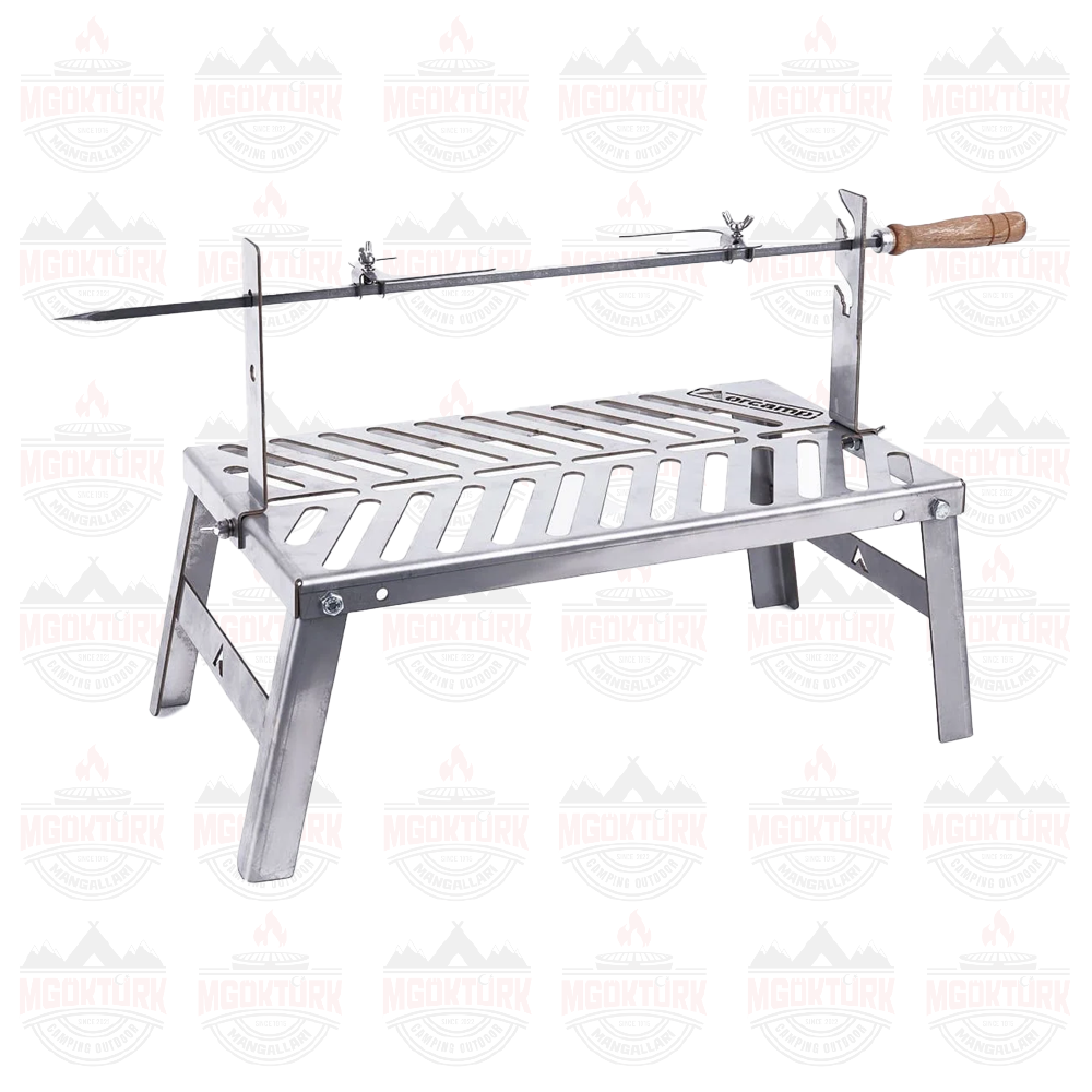 STOVO ATEŞ ÜSTÜ IZGARA ŞİŞ PİLİÇ ÇEVİRME APARATI