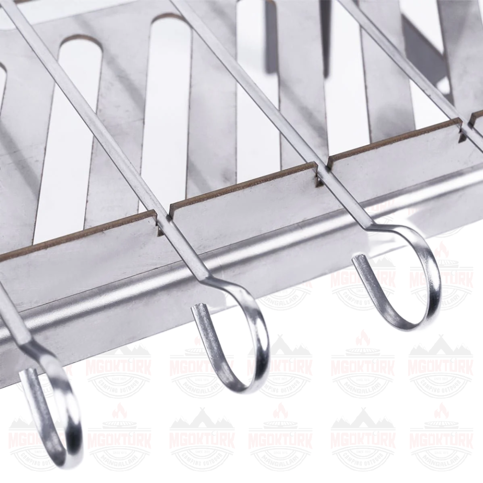 STOVO ATEŞ ÜSTÜ IZGARA ŞİŞ PİLİÇ ÇEVİRME APARATI