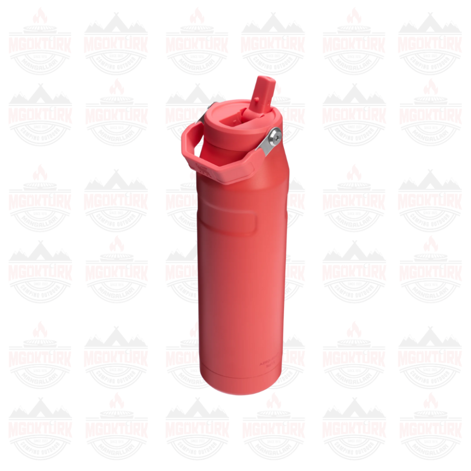 The IceFlow™ Bottle Flip Straw 2.0 1.06L / 36oz Hot Coral