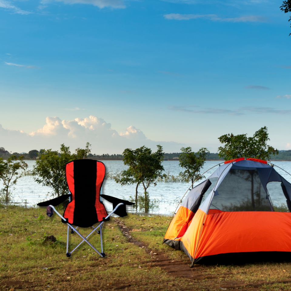 COMFORT KAMP SANDALYESİ KIRMIZI