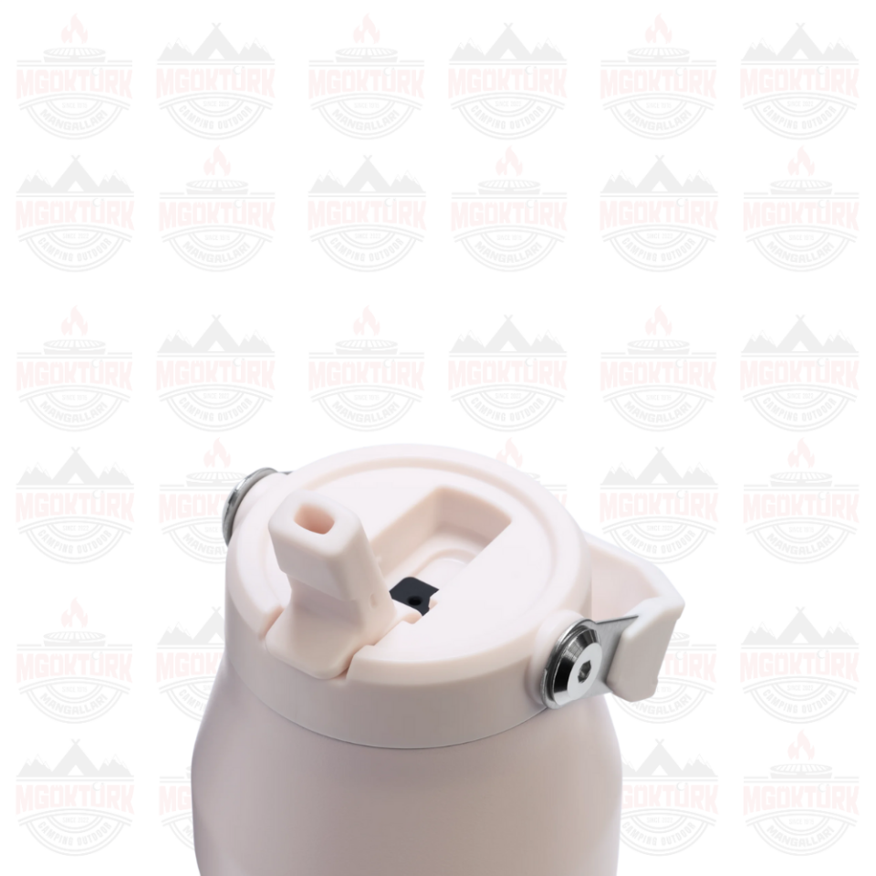 The IceFlow™ Bottle Flip Straw 2.0 0.07L / 24oz Rose Quartz