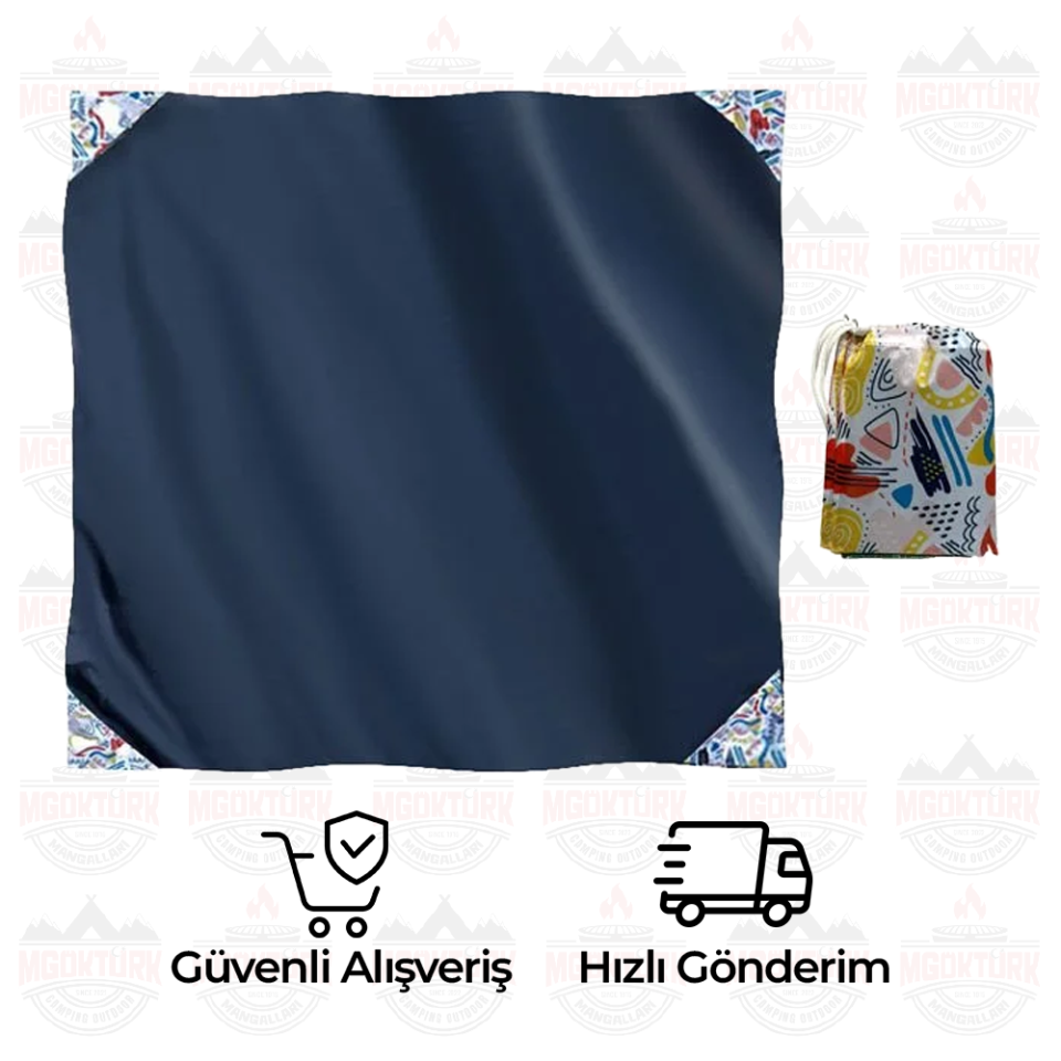 PİKNİK ÖRTÜSÜ LACİVERT