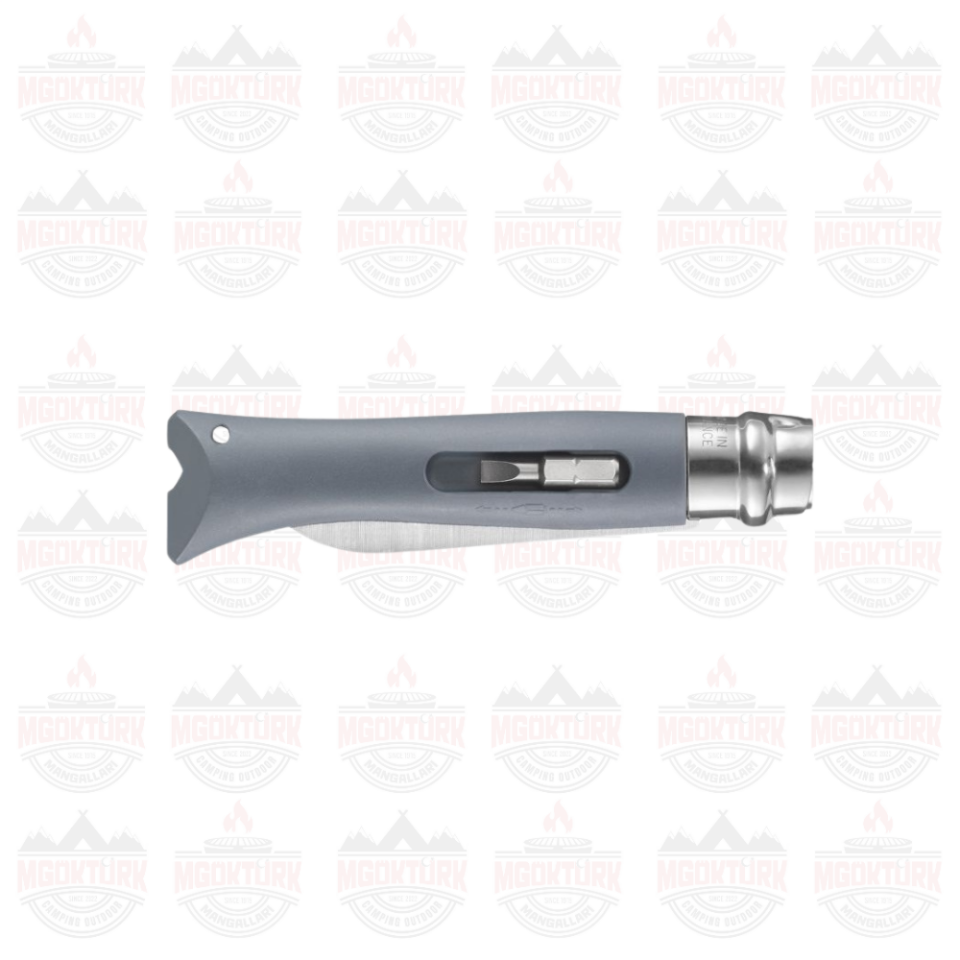 Opinel N°9 DIY Grey - Çok Fonksiyonlu Çakı Gri