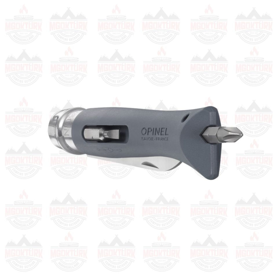Opinel N°9 DIY Grey - Çok Fonksiyonlu Çakı Gri