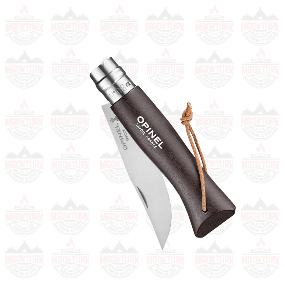 Opinel Inox Trekking 8 No Paslanmaz Çelik Çakı (Kahverengi)