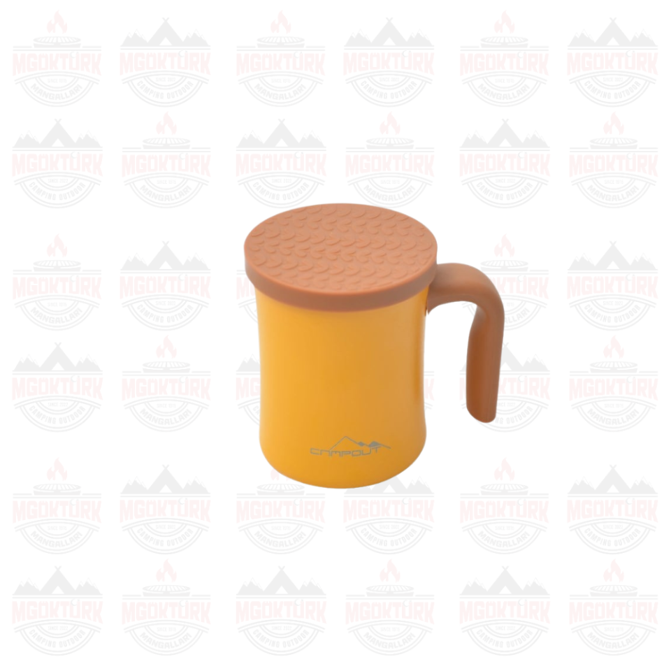 ÇİFT KATMANLI TERMOS KUPA SARI