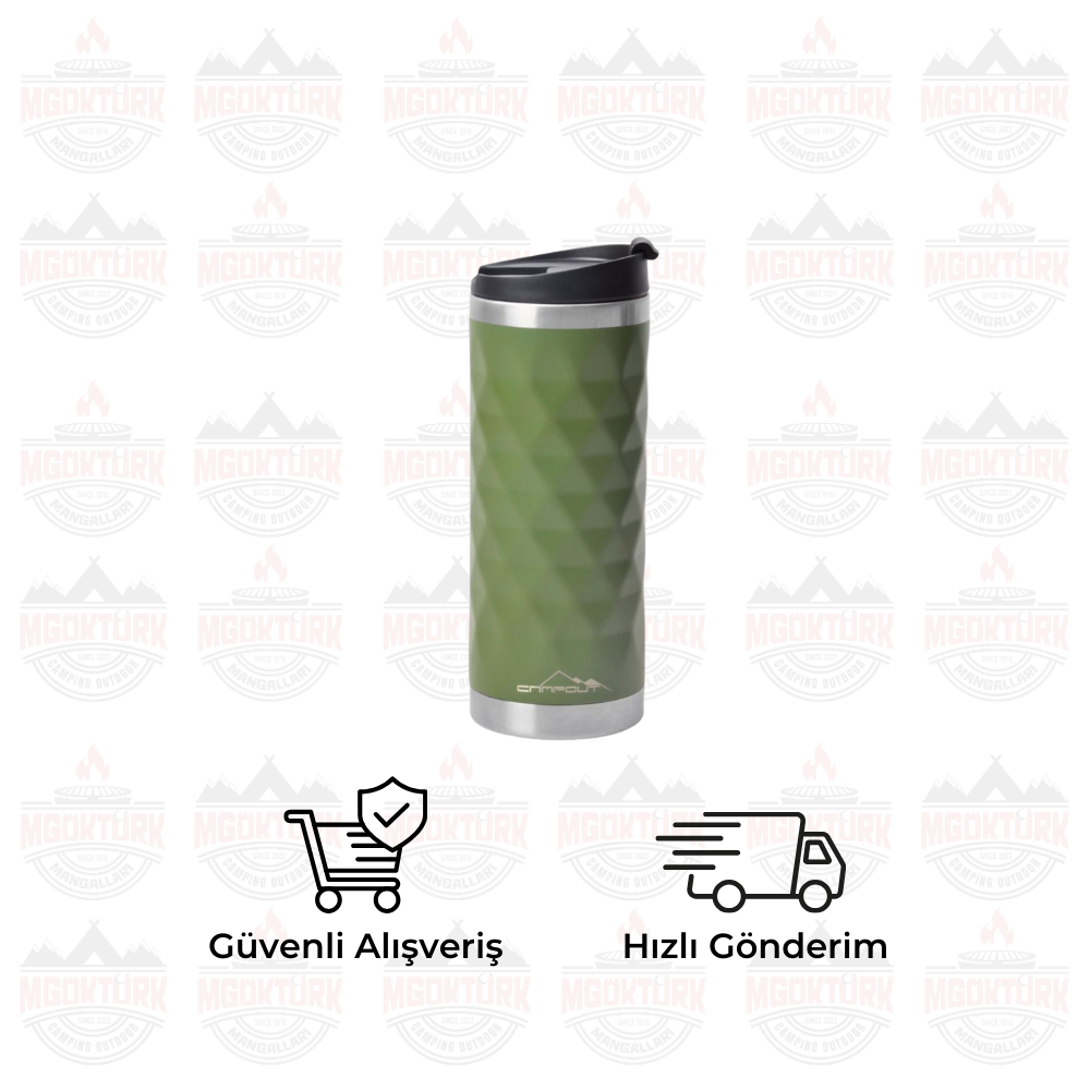 ÇAY KAHVE TERMOSU YEŞİL 500 ML