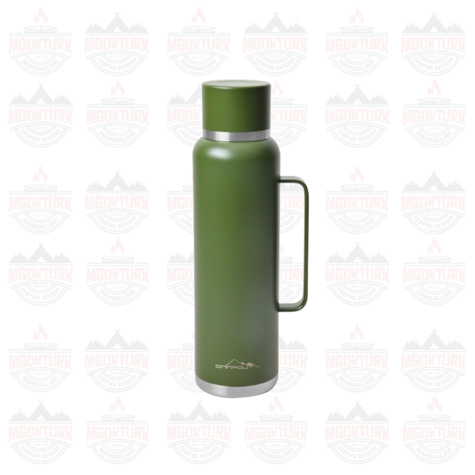 ÇİFT KATMANLI TERMOS YEŞİL 1500 ML