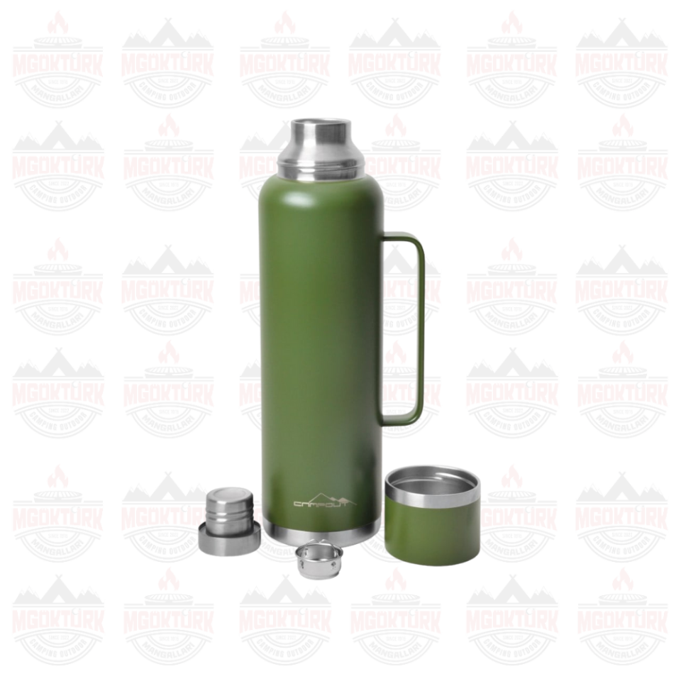 ÇİFT KATMANLI TERMOS YEŞİL 1500 ML