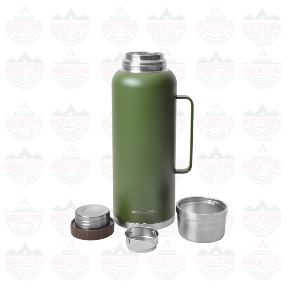 ÇİFT KATMANLI TERMOS YEŞİL 2600 ML