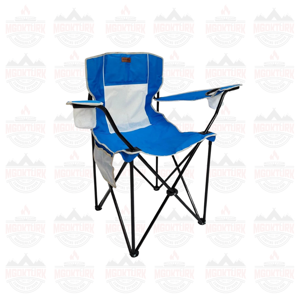 Madfox Harbor Katlanır Kamp Sandalyesi Mavi