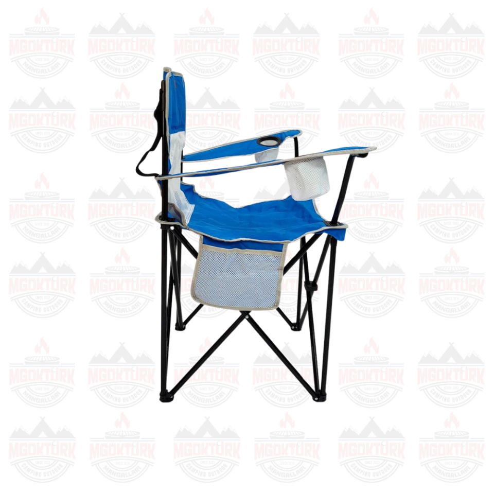 Madfox Harbor Katlanır Kamp Sandalyesi Mavi