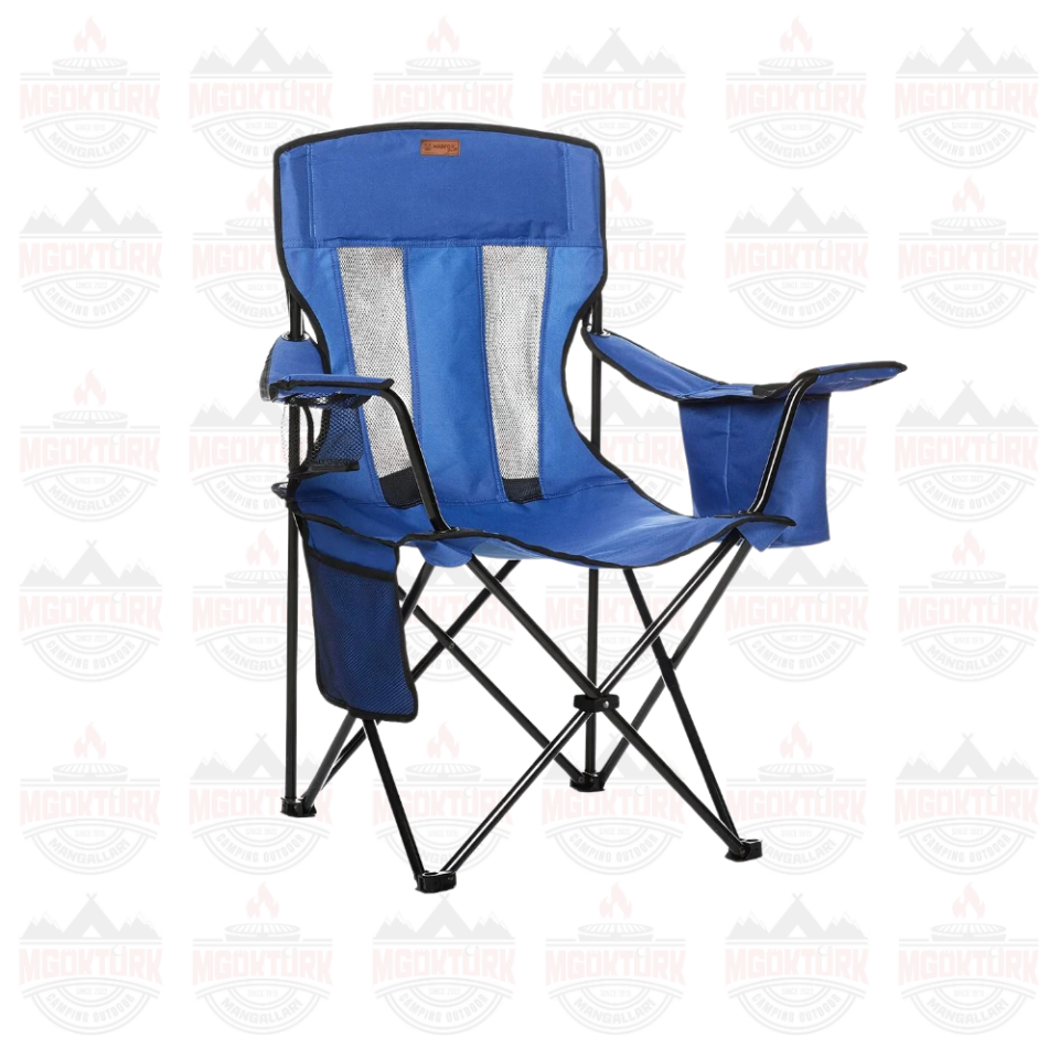 Madfox Beacon Katlanır Kamp Sandalyesi  Mavi
