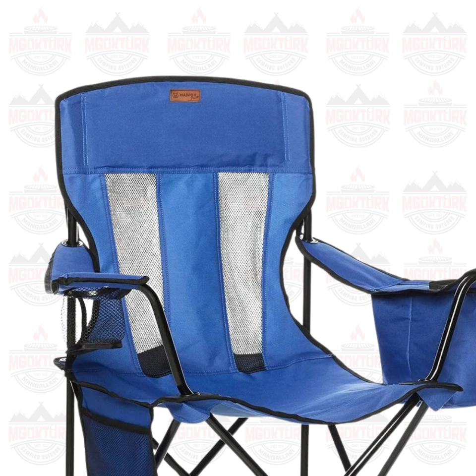 Madfox Beacon Katlanır Kamp Sandalyesi  Mavi